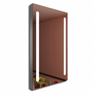 Ledli Ayna Metal Çerçeve / On-off Düğmeli 50x70 Cm
