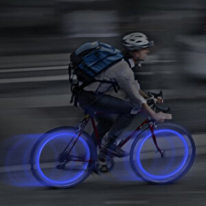 See'em Led Bisiklet Jantişığı 2li Paket Mavi