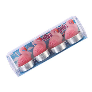 Dekoratif Mum Flamingo Şekilli 814045a Açık Pembe