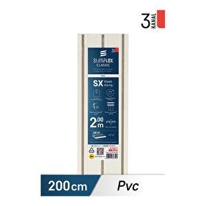 Classic SX PVC Korniş 3 Kanallı 200 cm