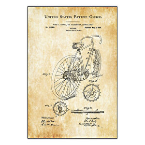 1899 Bicycling Enthusiasts Patent Tablo Czg8p138