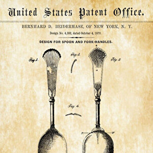 1870 Osiris Flatware Spoon Patent Tablo Czg8p140