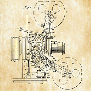 1965 Tape Recorder Patent Tablo Czg8p175