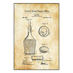 1909 Nursing Bottle Patent Tablo Czg8p186