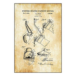 1943 Bottle Opener Patent Tablo Czg8p189