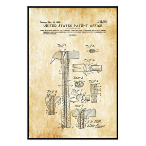 1924 Hammer Patent Tablo Czg8p199