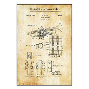 1939 Trumpet Patent Tablo Czg8p205