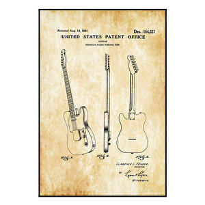 1951 Fender Telecaster Guitar Patent Tablo Czg8p212