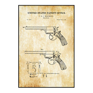 1856 Revolver Patent Tablo Czg8p302