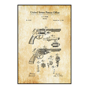1860 Starr Revolver Patent Tablo Czg8p303