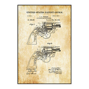 1894 Smith And Wesson Revolver Gun Pattent Czg8p309