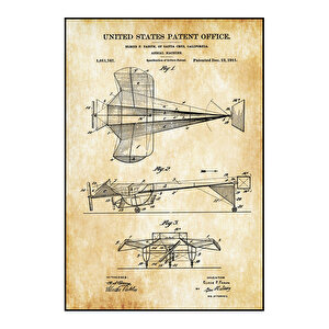 1911 Aerial Machine Patent Tablo Czg8p506