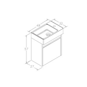 New Yedısu 45 Alt Modul P.Grı