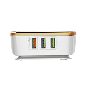 6 USB Çıkışlı Qualcomm Hızlı Şarj Cihazı