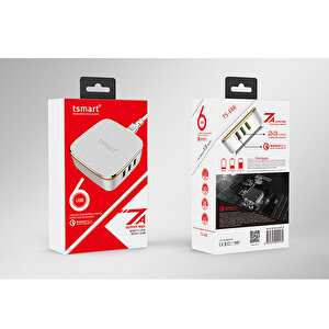 6 USB Çıkışlı Qualcomm Hızlı Şarj Cihazı