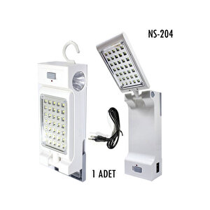 Oynar Başlıklı 35 Ledli Şarjlı Işıldak Ns-204