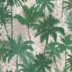 Yeşil Palmiyeli Duvar Kağıdı K9002-01