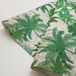 Yeşil Palmiyeli Duvar Kağıdı K9002-01