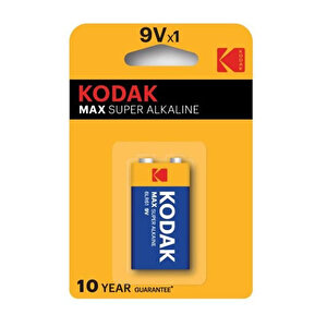 Max 1 Adet Alkalin 9 Volt Pil