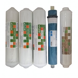 Kapalı Kasa Su Arıtma Cihazlarına Uygun  5'li Filtre Set   (asitic Wash Tatlandırıcı )