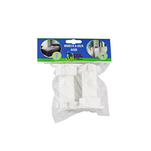 Ayarlı Baza Ayağı Oval 10-15 cm 2'li Beyaz