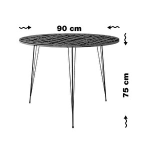 Pasific Home Sandalf Yuvarlak Beyaz Masa Masalar Koctas