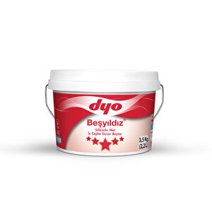 Beşyildiz Silikonlu Mat Beyaz 3,5 Kg
