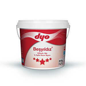 Beşyildiz Silikonlu Mat Beyaz 20 Kg