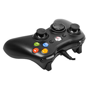 Snopy Rampage Sg R360 Siyah Xbox 360 Ve Usb Pc Destekli 2 20m Kablolu Oyunkolu Joypad Telefon Aksesuarlari Koctas