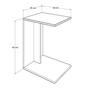 Adore Mobilya Cok Amacli Tekerlekli C Koltuk Sehpasi Yan Sehpalar Koctas