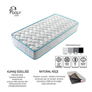 Pooly Fresh Life Ortopedik Yaylı Yatak