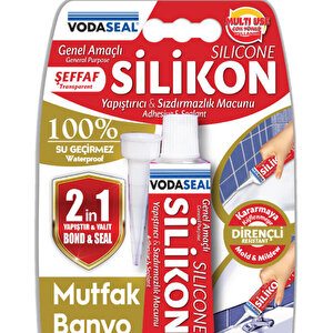 Tüp Silikon Şeffaf 50 gr