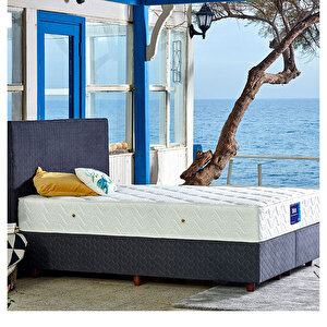 Tek Kişilik Lüks Full Ortopedik Yatak 100x200 Cm Blue