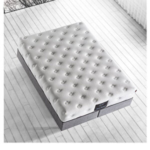 Visco Fusion 90x190 Tek Kişilik Paket Yaylı Visco Süngerli Yatak Lüks Ortopedik Yumuşak Yatak