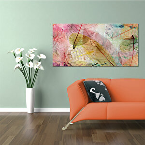 Renkli Yapraklar  Kanvas Tablo Cige-1537 60x120 cm