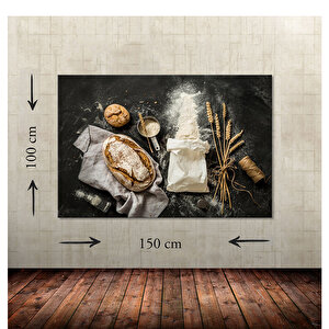 Ekmek Dev Boyut Kanvas Tablo Web-145 100x150 cm