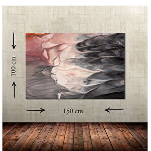 Soyut Dev Boyut Kanvas Tablo Web-166 100x150 cm