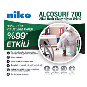 Alcosurf 700 Alkol Bazlı Yüzey Hijyen Ürünü  800 ml