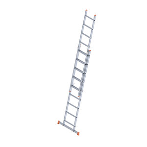 Endüstriyel 2x11 Sürgülü Alüminyum Merdiven