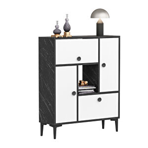 Sidelya Konsol Royal Mermer - Beyaz