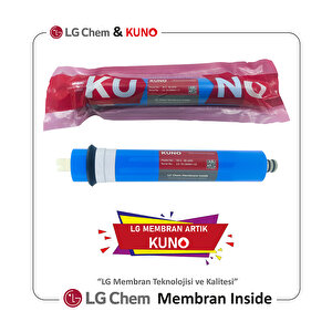 Kapalı Kasa Su Arıtma Cihazı 6 lı Inline Filtresi Seti 10 Aşamalı LG Chem Kuno Membran FIM60M0L