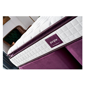 Purple Yatak Seti 120x200 Cm Tek Kişilik Yatak Baza Başlık Takımı