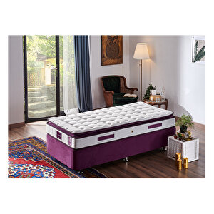 Purple Yatak Seti 120x200 Cm Tek Kişilik Yatak Baza Başlık Takımı