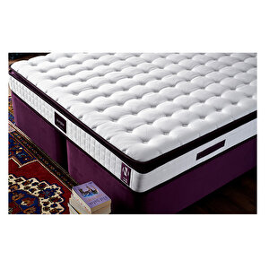 Purple Yatak Seti 100x200 Cm Tek Kişilik Yatak Baza Başlık Takımı