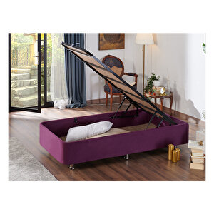Violet Yatak Seti 90x200 Cm Tek Kişilik Yatak Baza Başlık Takımı