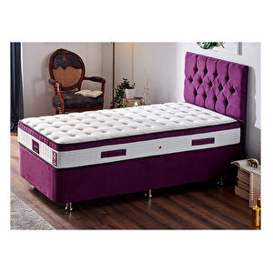 Violet Yatak Seti 90x200 Cm Tek Kişilik Yatak Baza Başlık Takımı