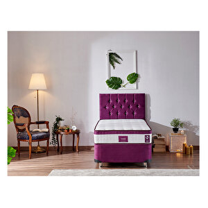Violet Yatak Seti 80x180 Cm Tek Kişilik Yatak Baza Başlık Takımı