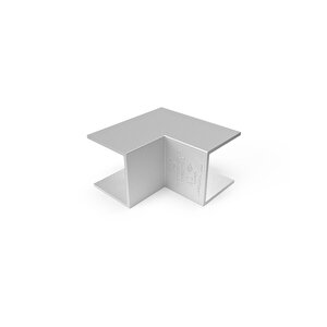 İç Köşe Metalik Gri 40x25 mm
