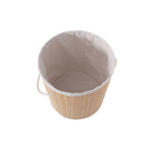 Bambu Kapakli Çamaşir Sepeti Ba1315n