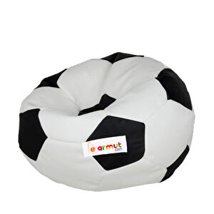 Futbol Topu Çocuk Puf Siyah Beyaz